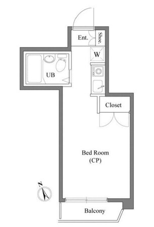 クレスト相模大野の物件間取画像